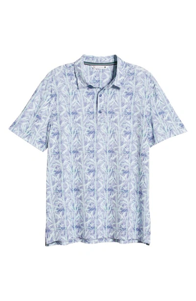 Shop 7 Diamonds Ceres Short Sleeve Stretch Button-up Shirt In Blue