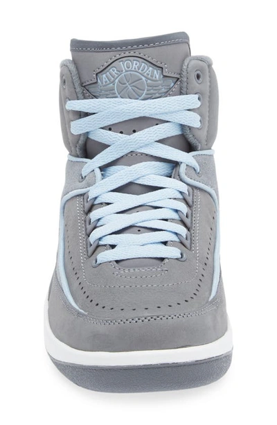 Shop Jordan Air  2 Retro Basketball Sneaker In Cool Grey/ Ice Blue/ White