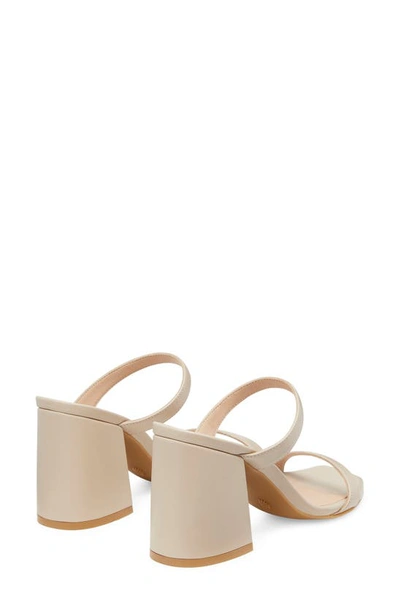 Stuart Weitzman Flareblock 85 Slide Sandal In Dune