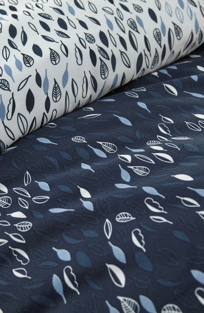 Southshore Fine Linens Luxury Premium Collection Oversized Comforter Set In Botanical Leaves Blue