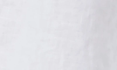 Melissa Odabash Dania Linen Shirt Dress In White