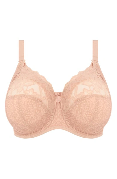 Elomi Molly Full Figure Underwire Nursing Bra In Cameo Rose