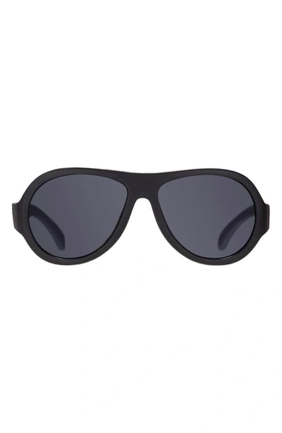 Shop Babiators Kids' Jet Black Aviator Sunglasses