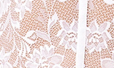 Mapalé Mapale Lace & Mesh Underwire Teddy In White