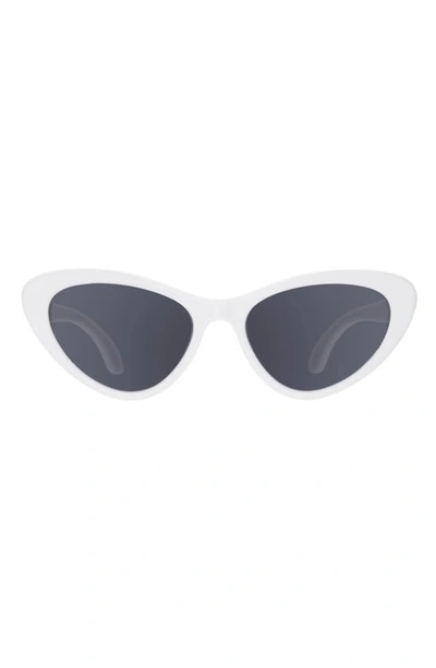 Shop Babiators Kids' Wicked Cat Eye Sunglasses In Wicked White