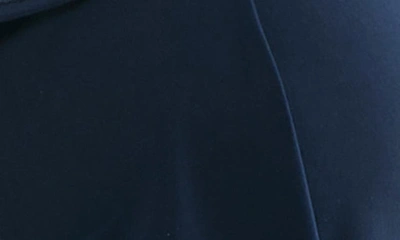Nina Leonard Ruffle Bolero In Navy