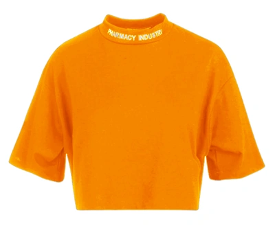 Shop Pharmacy Industry Orange Cotton Tops &amp; Women's T-shirt