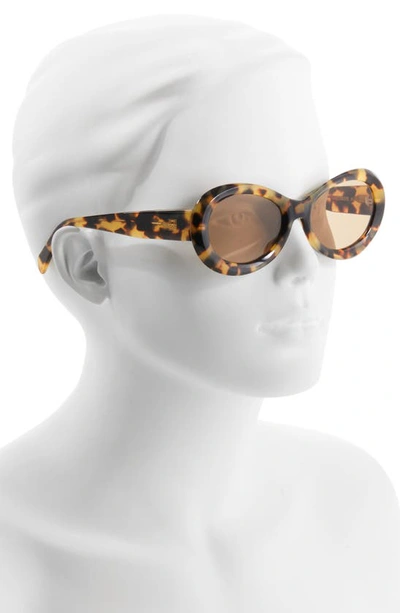 Shop Totême The Ovals Sunglasses In Tortoise