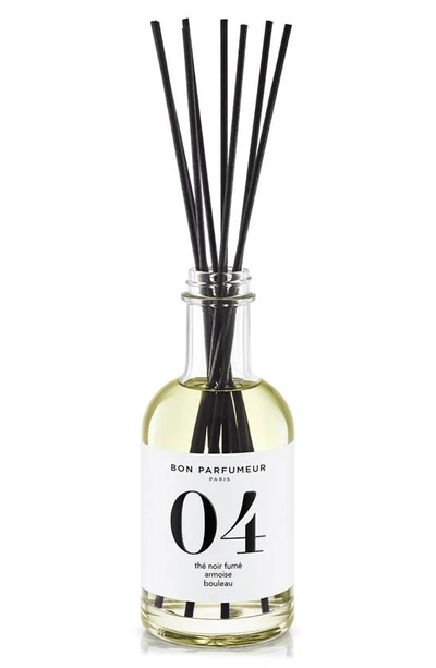 Shop Bon Parfumeur 04 Smoked Black Tea, Mugwort & Birch Reed Diffuser