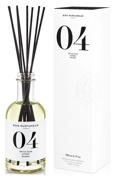 Bon Parfumeur 04 Smoked Black Tea, Mugwort & Birch Reed Diffuser