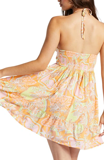 Shop Roxy Summer Nights Halter Dress In Mock Orange  Del