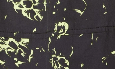 Shop Proenza Schouler White Label Cutout Cotton Sundress In Black/ Lime