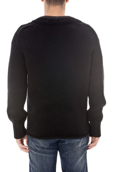 Shop Armani Jeans Aj Armani Jeans Sweater In Black