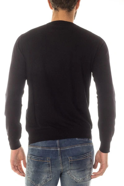 Shop Armani Jeans Aj Armani Jeans Sweater In Black