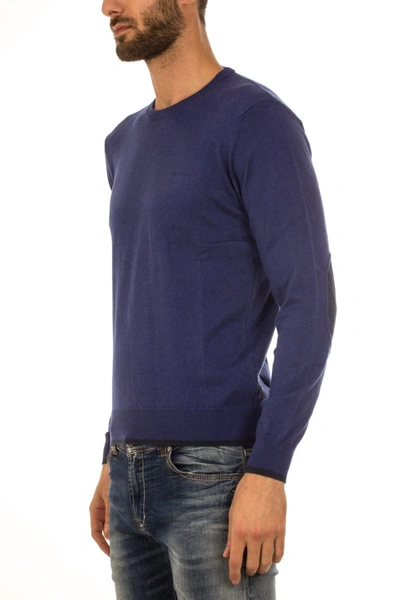 Shop Armani Jeans Aj Sweater In Blue