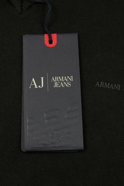 Shop Armani Jeans Aj Sweater In Black