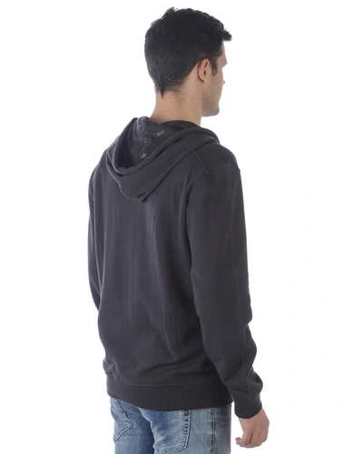 Shop Armani Jeans Aj Armani Jeans Sweatshirt Hoodie In Blue