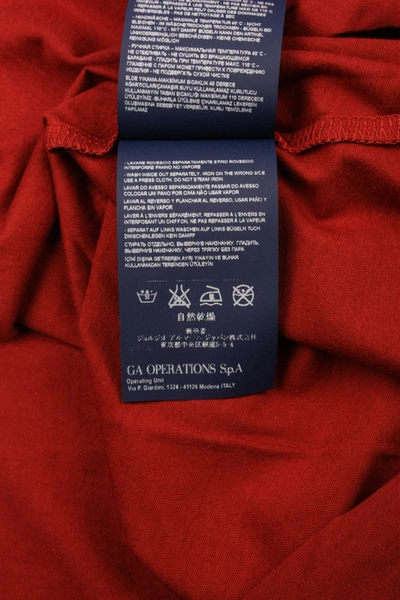 Shop Armani Jeans Aj Topwear In Red