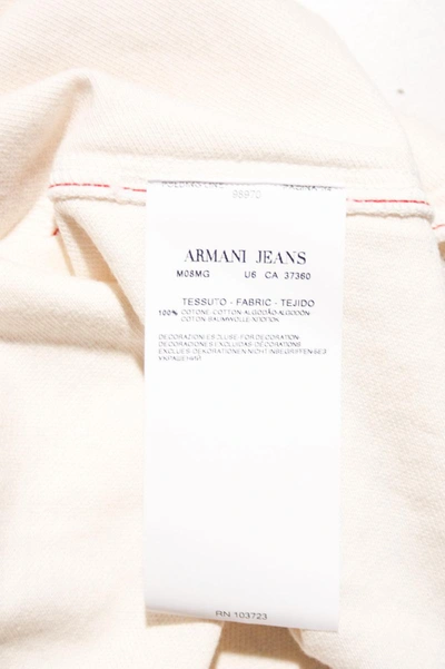 Shop Armani Jeans Aj Armani Jeans Topwear In White