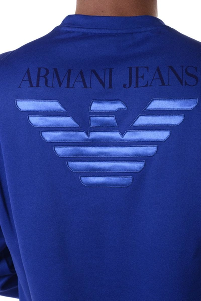 Shop Armani Jeans Aj Armani Jeans Topwear In Blue