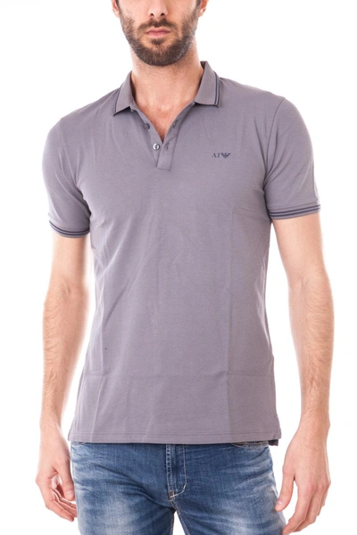 Shop Armani Jeans Aj Armani Jeans Topwear In Grey