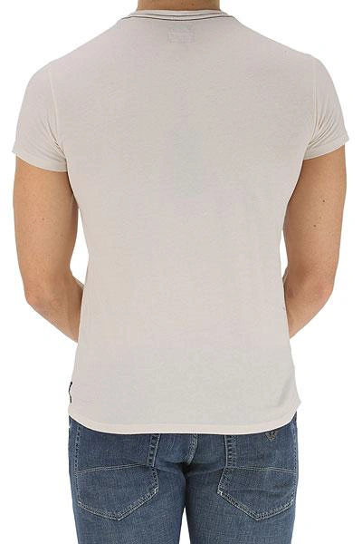 Shop Armani Jeans Aj Armani Jeans Topwear In Cream