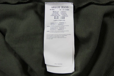Shop Armani Jeans Aj Armani Jeans Topwear In Green