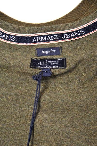 Shop Armani Jeans Aj Topwear In Green