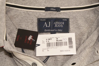 Shop Armani Jeans Aj Topwear In Grey