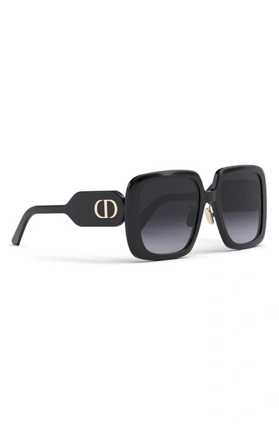 Dior Bobby 56mm Square Sunglasses In Grey | ModeSens