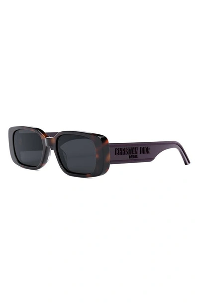 Shop Dior Wil S2u 53mm Square Sunglasses In Havana/ Smoke