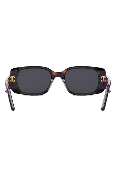 Shop Dior Wil S2u 53mm Square Sunglasses In Havana/ Smoke