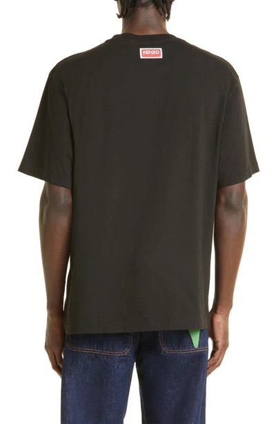 Shop Kenzo Tiger Varsity Oversize Cotton Graphic T-shirt In Black