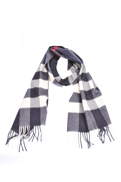 Shop Burberry Scarf Scarves Foulard In White