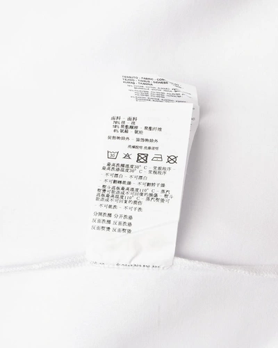 Shop Emporio Armani Sweatshirt Hoodie In White