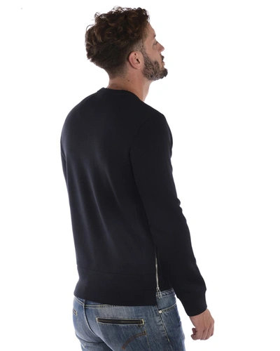 Shop Emporio Armani Sweatshirt Hoodie In Blue