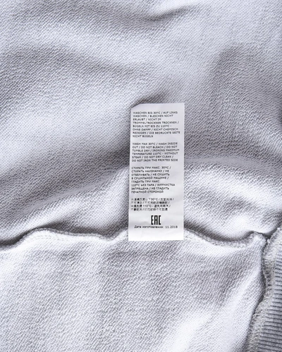 Shop Moschino Swim Sweatshirt Hoodie In Grey