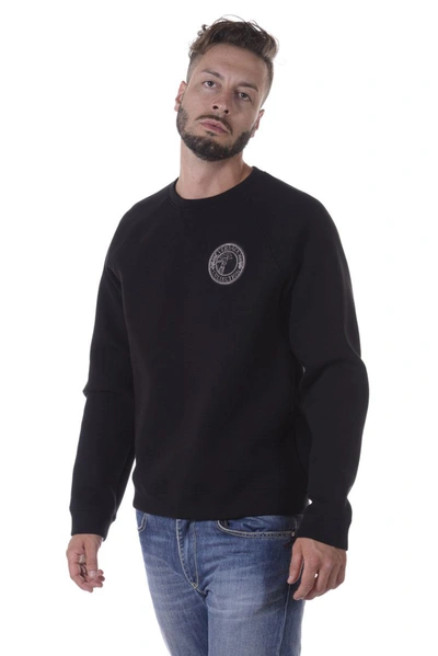 Shop Versace Sweatshirt Hoodie In Black