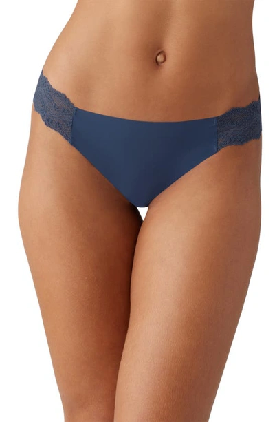 Shop B.tempt'd By Wacoal B.bare Thong In Crown Blue