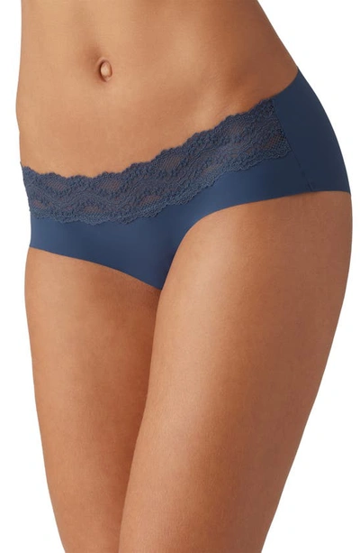 Shop B.tempt'd By Wacoal B.bare Hipster Panties In Crown Blue