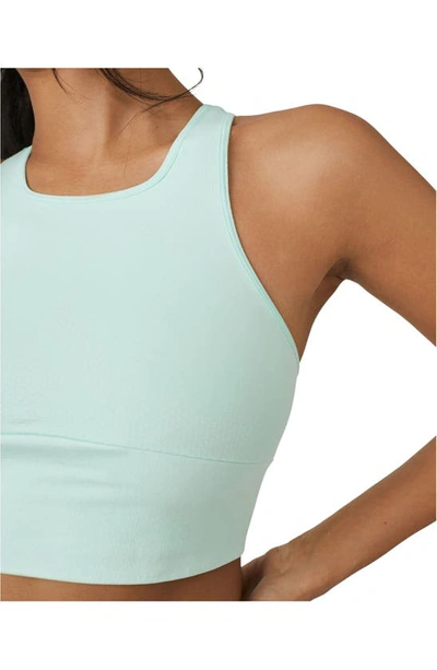 Fp Movement Every Single Time Longline Sports Bra In Aqua Glass