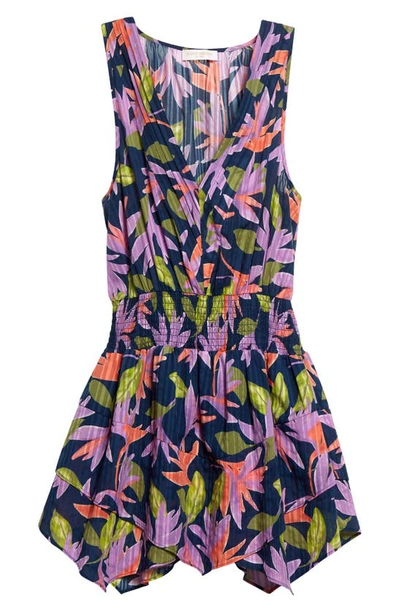 Shop Ramy Brook Asher Floral Smocked Waist Dress In Spring Paradise Floral