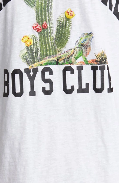 Shop Billionaire Boys Club Desert Logo Cotton Graphic T-shirt In White