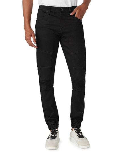 Shop Karl Lagerfeld Mens Stretch Active Jogger Pants In Black