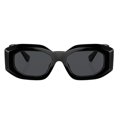 Shop Versace Ve 4425u 536087 54mm Unisex Irregular Sunglasses In Black