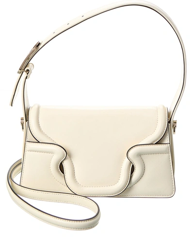 Shop Valentino Le Grand Deuxieme Petite Leather Shoulder Bag In White
