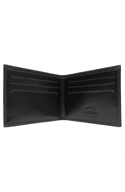 Shop Boconi Leather Bifold Wallet In Black