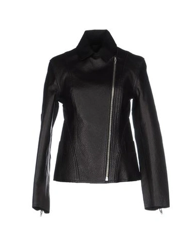 Alexander Wang Leather Jacket In Black