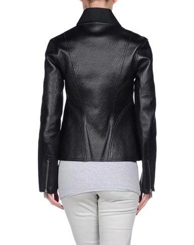 Shop Alexander Wang Leather Jacket In Black