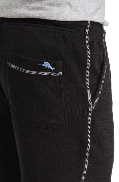 Shop Tommy Bahama Tobago Bay Knit Shorts In Black